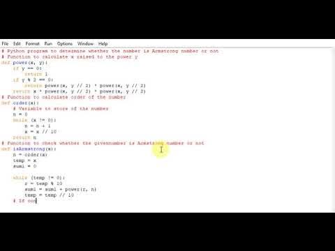 Python program to determine whether the number is Armstrong number or ...