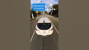 Pedestrian waiting (Pedestrian Crossing Rules) #drivingtesttips #pedestriancrossing #drivingtest