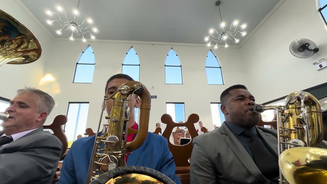 Batismo CCB No Povoado Bom Será Bahia Part 05, Hino 454 Deus Se Fez Presente -  Sax Barítono Olds🔥