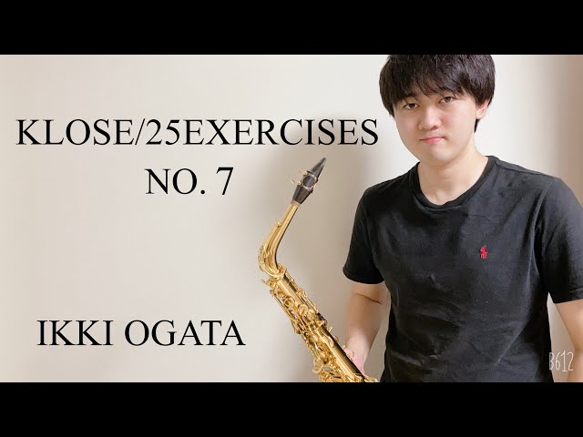 H.Klose：25 Exercices Journaliers pour saxophones No.7