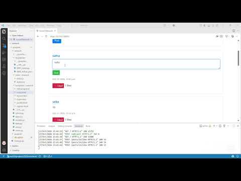 *CS50W Project 4 - Network | Twitter-like Social Network - Django & JavaScript*