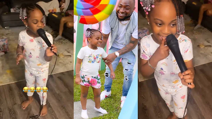 Davido's daughter Hailey performs 'FEM' at her birthday party! See Davido's reaction