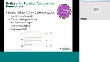 Webinar 016: Scientific Software Development with Eclipse