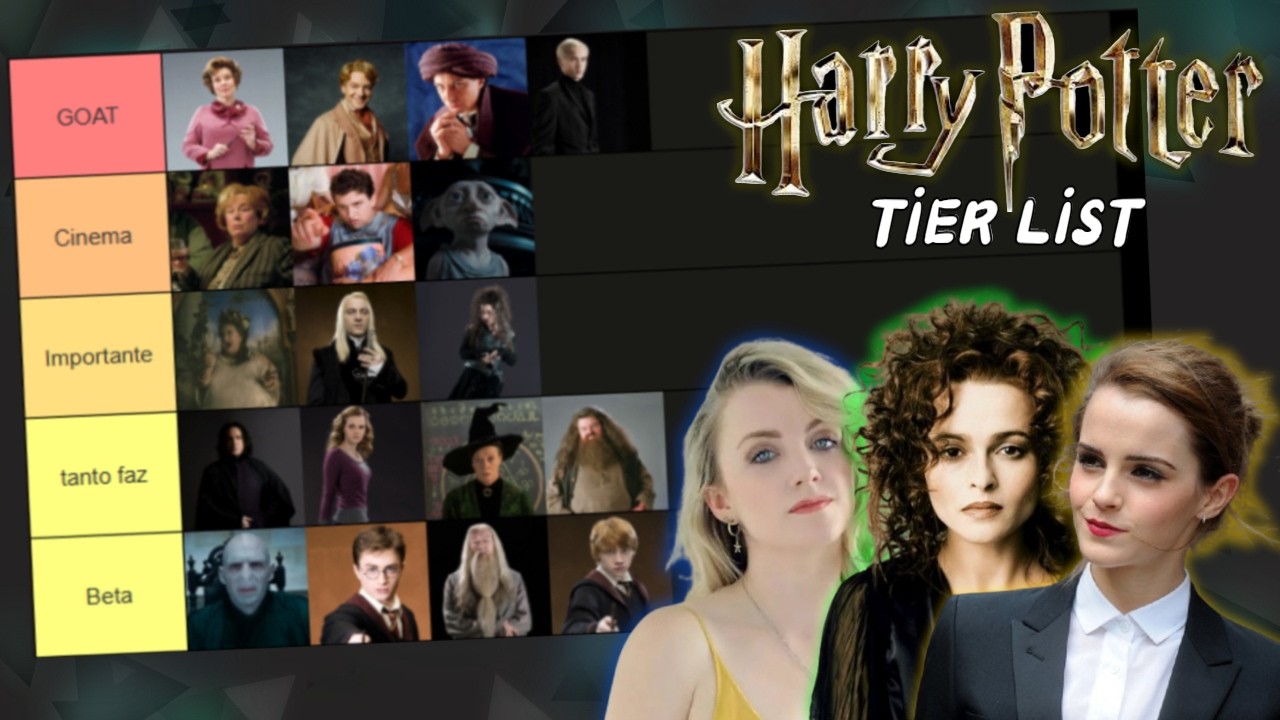 🧙‍♂️TIER LIST DE PERSONAGENS DOS FILMES DE HARRY POTTER 🧙‍♀️