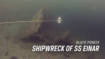 Exploring the shipwreck of SS Einar using underwater ROVs | Blueye Pioneer