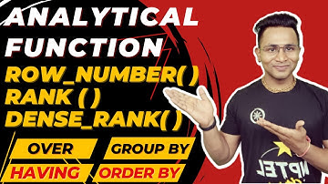 🚀 Unlocking the Power of Analytical Functions in Oracle SQL! 📊#testing #bigdata #analytics