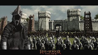 СПРАВИТСЯ ЛИ КОРОЛЬ ЧАРОДЕЙ С ГОНДОРОМ!? - 18 000 Орков VS 4000 Людей Гондора - Rise Of Mordor