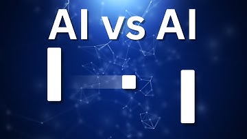 AI vs AI Pong Game Battle