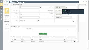VTiger 7 Payments (Record/Schedule Multiple Payments on the Invoice)