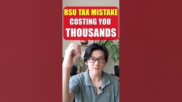 Costly TAX MISTAKES tech workers make all the time! (Pt 2 - RSU)