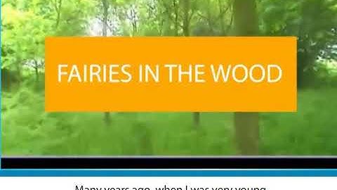 Excel 5 module 6 p84 ex4 Fairies in the Wood