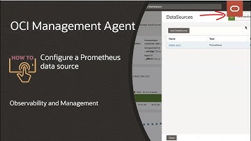 OCI Management Agent: How to configure Prometheus data sources