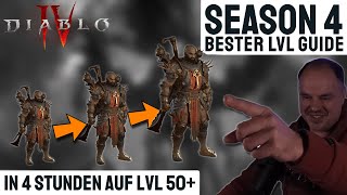 Diablo 4 | Season 4 - Bester Leveling Guide - IN 4 STUNDEN von Lvl 1 auf Lvl 50! Alle Klassen!