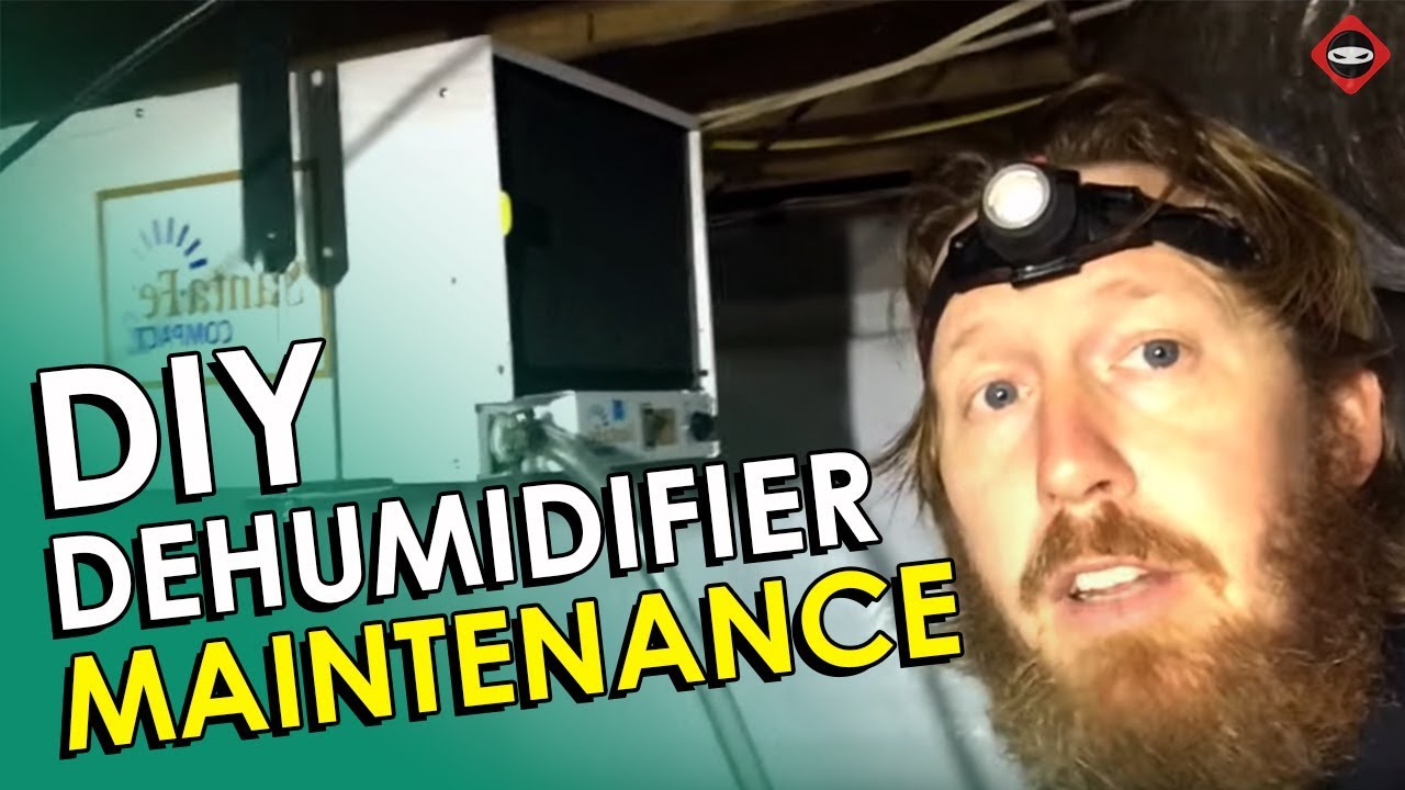 Crawl Space Dehumidifier Maintenance DIY Santa Fe Compact2 Dehumidifier YouTube