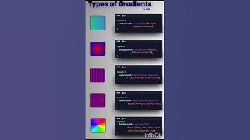 type of Gradients in css #coding #html #html5 #css #css3 #vscode #java #javascript #php #codes #code