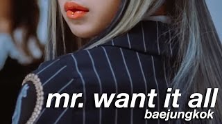 mr. want it all - LISKOOK fanfic teaser