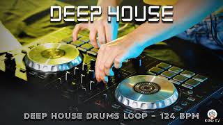 Deep house drums Loop - 124 BPM