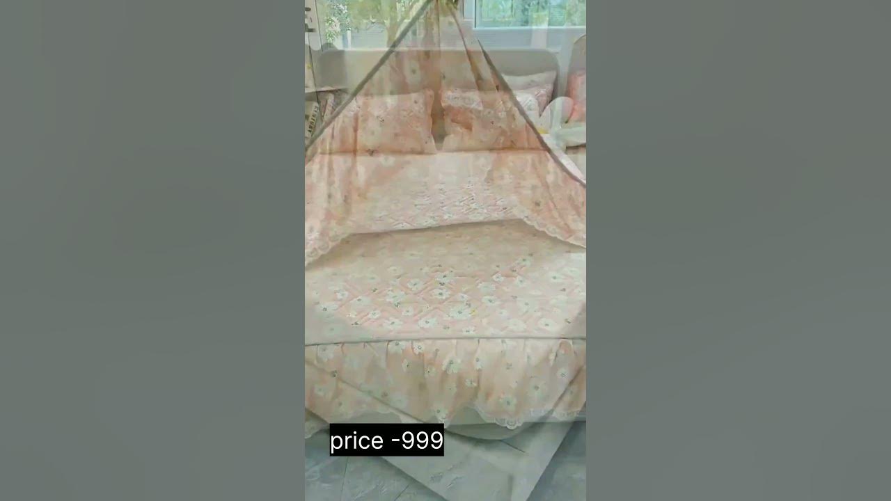 order now ☺️ double bed sheet.room dacortion room makeover ️