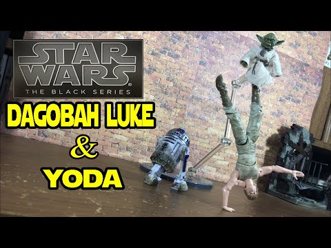 Star Wars Black Series 40th Anniversary LUKE SKYWALKER /& YODA JEDI TRAINING D4