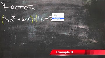 Factoring by Grouping: An Explanation (Algebra I)
