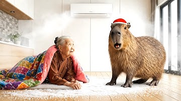 Capy mua máy lạnh cho bà và cái kết bất ngờ #capybara