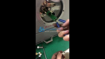 Automatic PTFE Teflon Tape Wrapping Machine, NPT Fittings Teflon Tape Winder Machine