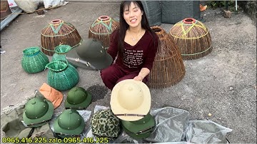 MŨ CỐI NÀY SIÊU RẺ ĐẤY CÁC ANH AK | MŨ CỐI BÁC HỒ 