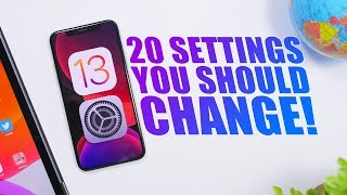 20 Settings You Should Change Right Now On iOS 13 !