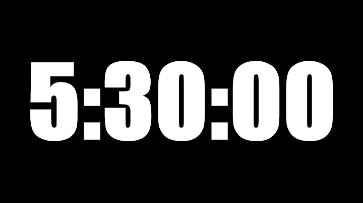 5 HOUR 30 MINUTE TIMER • 330 MINUTE COUNTDOWN TIMER ⏰ LOUD ALARM ⏰