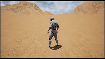 Sandy Environment with Mountains and Hills (Substance Designer and UE5)