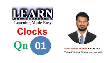 Clocks Question 01 || Placement Specific Questions