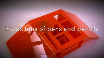 Product Orange Desk Tidy