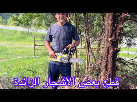  يوم جديد في المزرعة قطع الأشجار