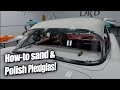 How to sand and polish plexiglas windows by mike phillips