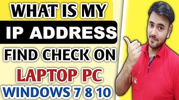 How To Find IP Address On Laptop Pc Windows 7 8 10 | What Is My IP Address Check | Tech Vlog Mantra
