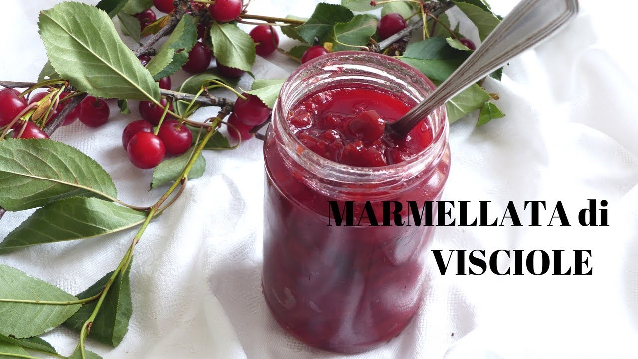 Marmellata Di Visciole La Piu Buona Del Mondo Ricette Di Gabri Youtube