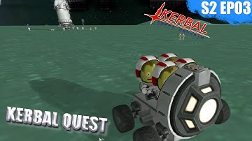 Kerbal Space Program - MINMUS ROVER - Kerbal Quest S2 - Part 03