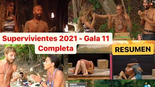 Gala 11 de Supervivientes 2021 - Nominados y expulsado | RESUMEN