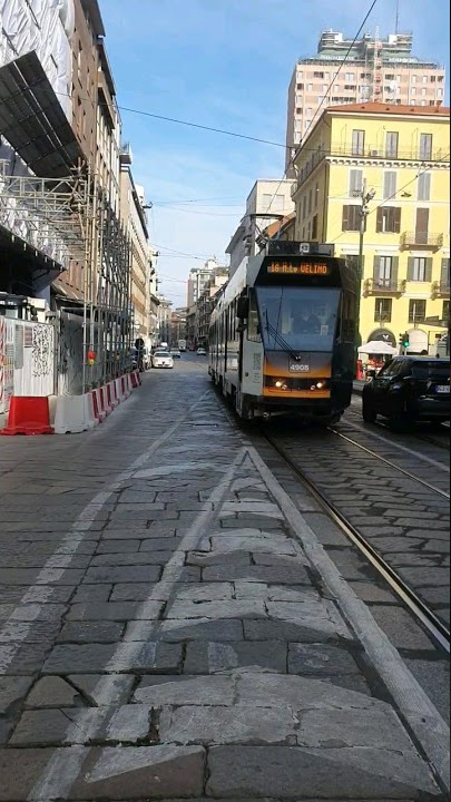 Cool tram in Milan๐ฅฐ๐ฎ๐น #travel #europe #italy #milan #milanitaly #europeancity #girl #afghan #life