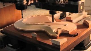 Masterwood 415 CNC Router manufacturing guitar body