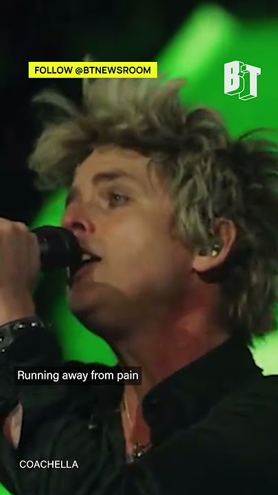 Green Day, Coachella’s headlining act, took the main stage and voiced solidarity with Palestine.