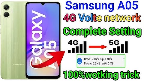 Samsung A05 Network problem solve 2024 || How to fix internet & Network problem in samsung A05 2024