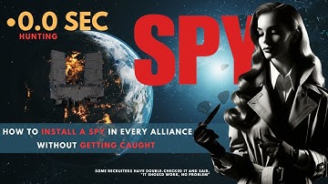 Eve online: How to install a spy in every alliance without getting caught