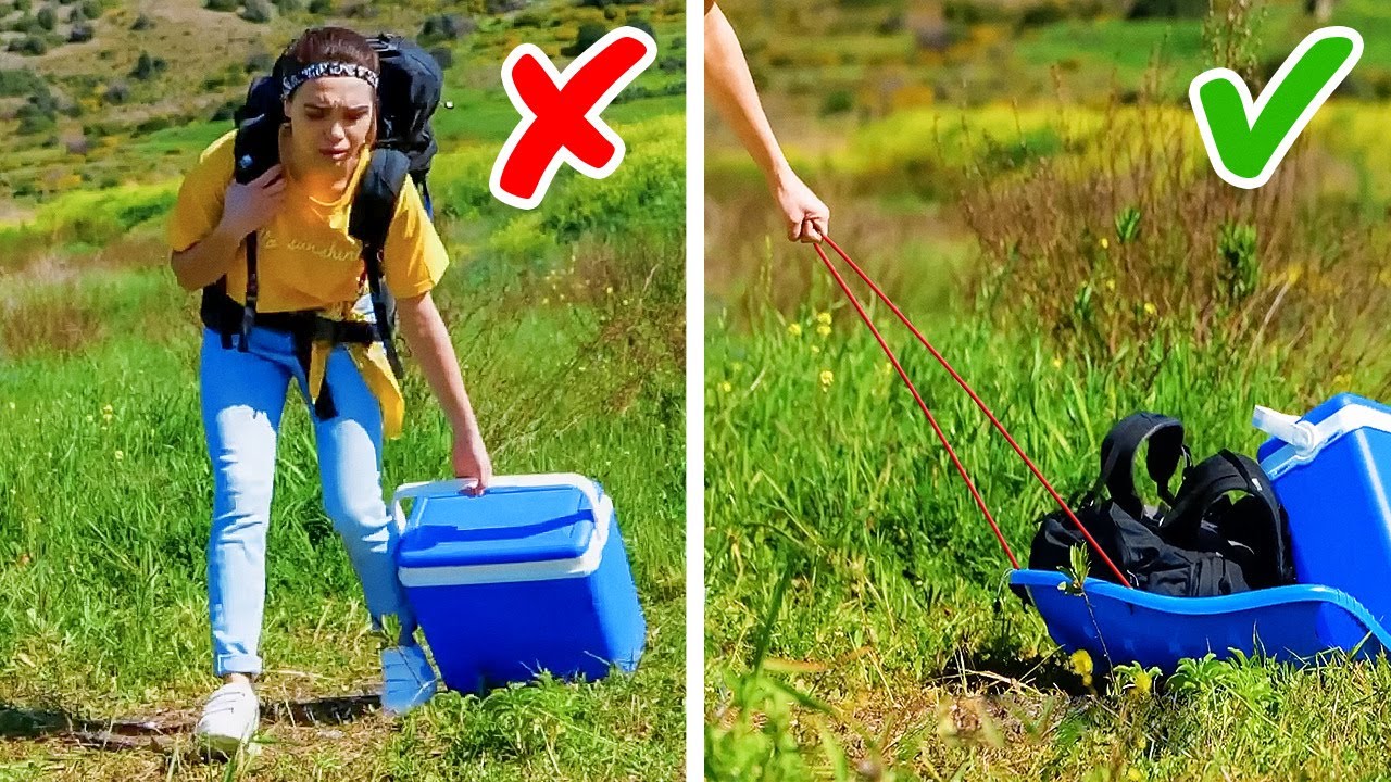 USEFUL LIFE HACKS FOR CAMPING TRIP YouTube