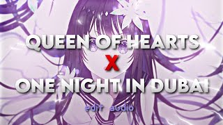 Starla Edney - Queen Of Hearts x Arash feat. Helena - One Night In Dubai | edit audio | Dope Sounds Resimi