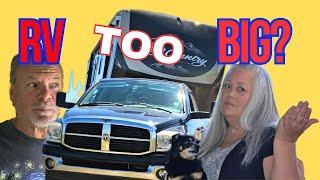 Mistake Buying This Size RV? | Is Our 5th Wheel Too Big For Camping In Nature RV Living Off Grid