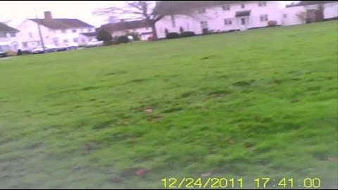 Quadcopter X525 onboard video test flight keychain cam Hobbyking V2 controller 4.7 firmware