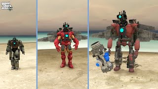 GTA 5 - Upgrade Titan Camera man bị chế tạo thành Ironman (Camera Iron man) | GHTG