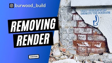 Hoe u eenvoudig pleisterwerk van metselwerk verwijdert - Burwood Refurb EP3