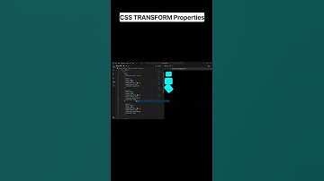 CSS Transform Properties  #viral #viralshorts  #coding #css